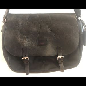 Tumi Black Leather Portfolio